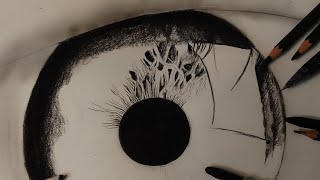 Creative and Hyper realistic Iris drawing 🔴 Live 🔴 Vlog 9