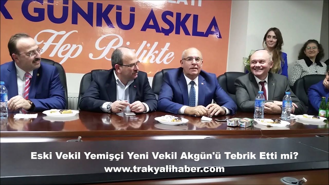 Eski Vekil Yemişçi Yeni Vekil Akgün'ü Tebrik Etti mi? - YouTube