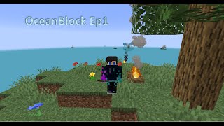Minecraft FTB OceanBlock EP1: In the middle of the Ocean