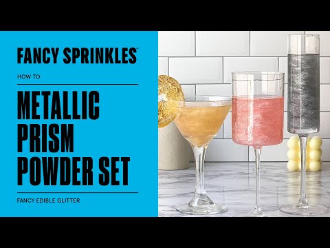 Edible Glitter Cocktails: 3 Ways + Bonus | Everyday Drinks | Recipe | Fancy Sprinkles - video from Fancy Sprinkles