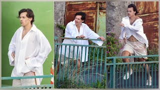 Harry Styles On Set In Italy