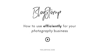Quickly Blog Your Photos with BlogStomp