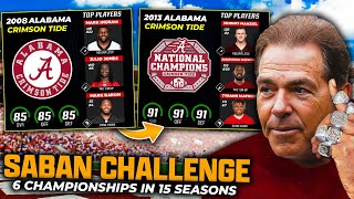 I Reset Alabama to 2008 In NCAA 24: The Nick Saban Challenge (6 Rings)