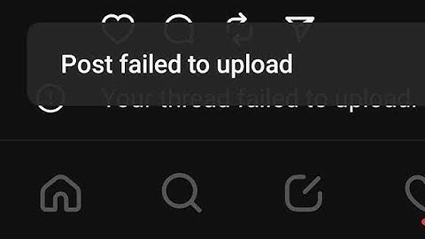 Threads Fix Post failed to upload Problem Solve | Post Failed to upload Problem in Threads