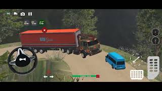 death road truck simulator 2 pick the gantaner #youtubecreator #viral #youtube screenshot 2