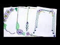 4 project work design /Art integrated project design/portfolio drawing easy/assignment front page#21