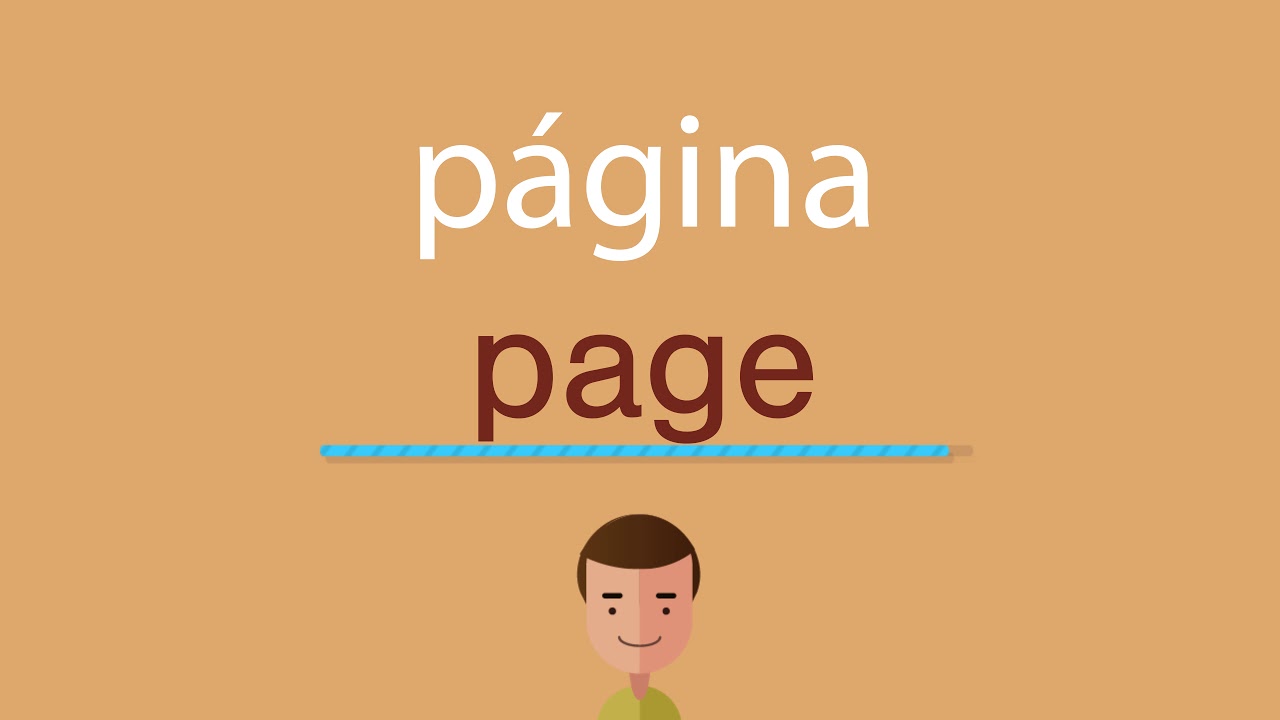 Como Se Dice Página En Inglés