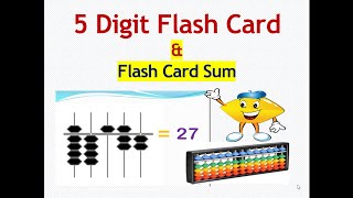 5 Digit Flash Card and Flash-Card Sum