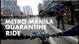 Metro Manila Quarantine Ride  - Eksena sa Metro Manila