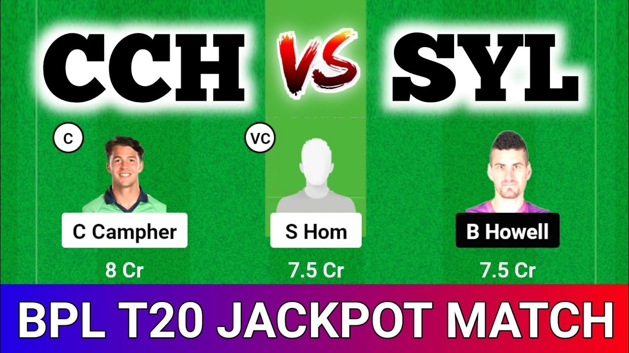 CCH vs SYL Dream11 | CCH vs SYL | Chattogram Chall vs Sylhet Dream11 | CCH vs SYL Dream11 Prediction