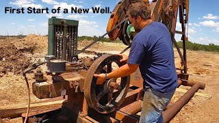 Hand Start Arrow Oil Field Engine