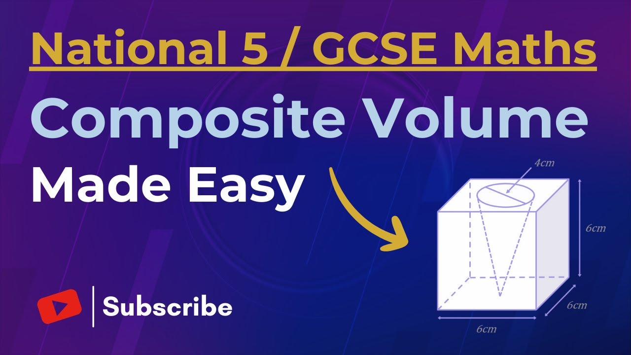 How To Solve DIFFICULT Composite Volume Problems Easily - YouTube