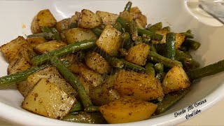 Potatoes with Green Beans -Delicious Side Dish- || From My Kitchen by Lizzy
