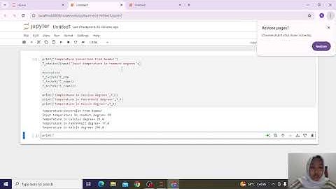 Temperature Conversion In Python | Video Tugas Komputasi Geofisika