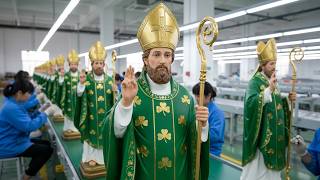 Inside the Saint Patrick Statue Factory | Patron Saint of Ireland - How Religious Statues Are Made