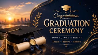 Graduation Ceremony Wallpaper 🎓 | 4K TV Background | Congratulations Graduates | Ultra HD 3840×2160