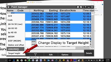 Editing Rod Heights in Trimble Access