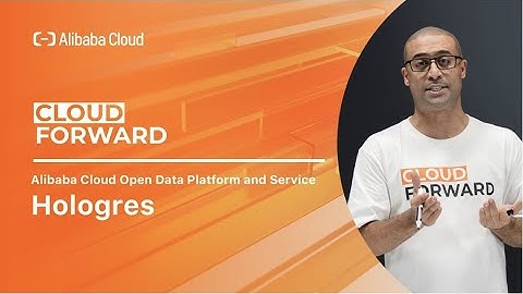 Alibaba Cloud Open Data Platform and Service | Hologres