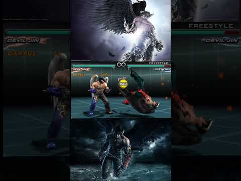 tekken5dr devil Jin simple combo 🎃#tekken #tiktok #youtube #tekken8#ppsspp