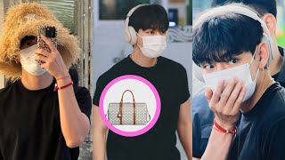 With Dandelion Hair, BTS's V Secretly Went to Japan and Returned at Gimpo International Airport