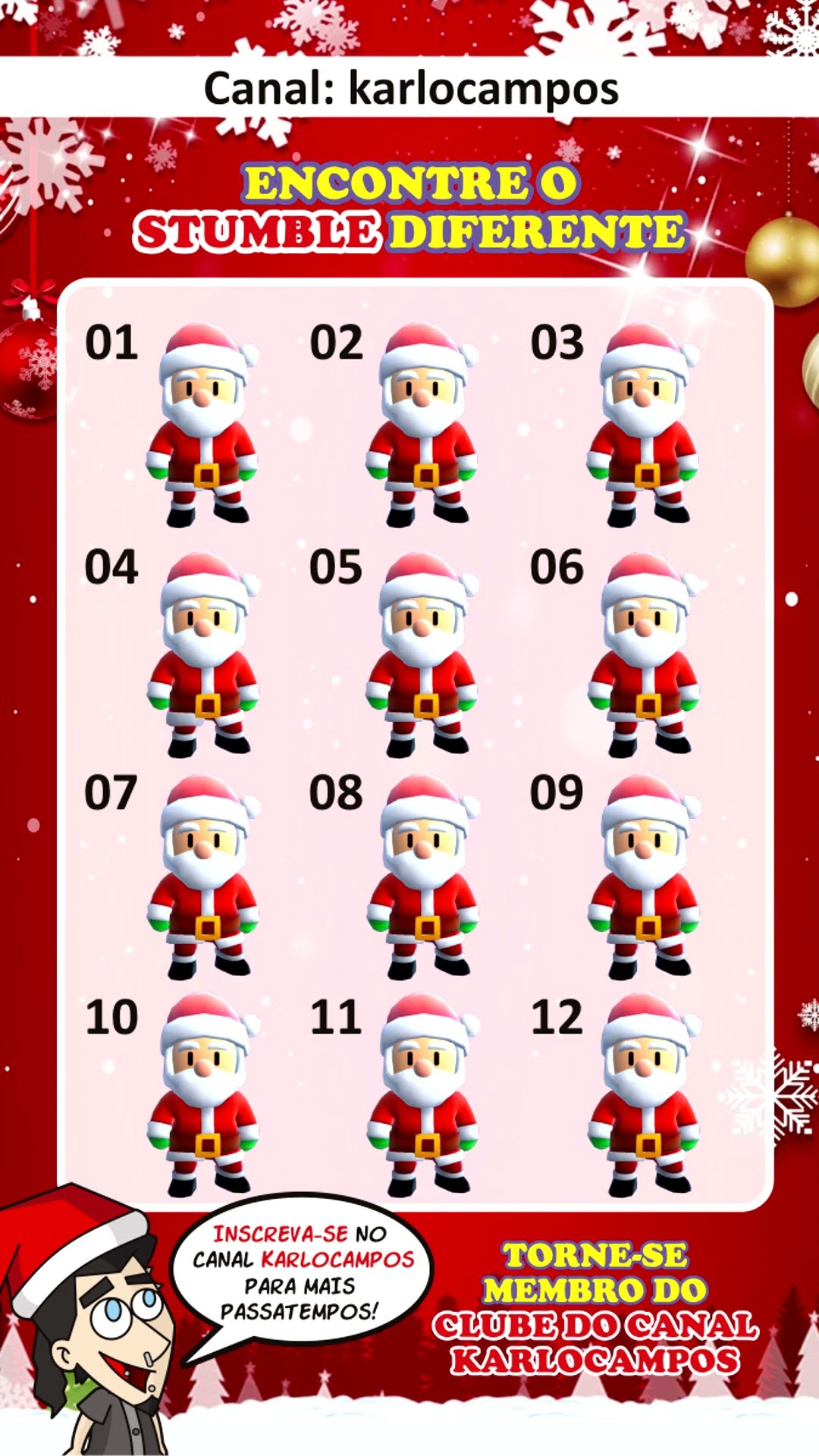 #Shorts Passatempo de NATAL: STUMBLE GUYS