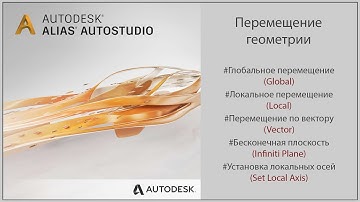Autodesk Alias Перемещение геометрии (Moving geometry)(RUS)