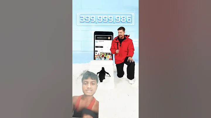 can I teach a penguin to subscribe? #mrbeast #shortsfeed 🔥 #shorts #viral #trandingnow
