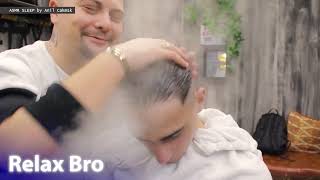 100% Relaxation: Traditional Barber Massage for ASMR SLEEP (Hot/Cold Steam) screenshot 5