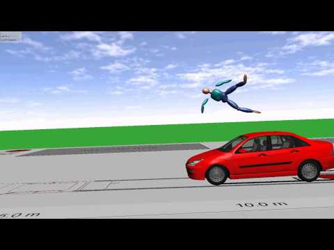 JP Research Pedestrian - Car Accident Reconstruction 3D Simulation
