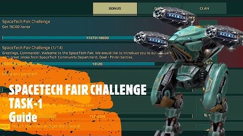 WAR ROBOTS SPACETECH FAIR EVENT || TASK-1 || GUIDE