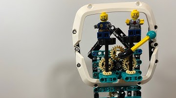 LEGO CLOCK (motor drive).#mindstorms #51515