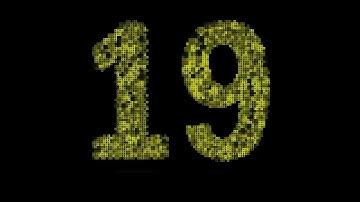 Learn Number 19 on 3d Color Balls | Sparta Ascii Art Effects (sponsored by preview2effects)