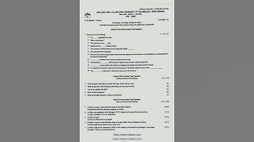 SOFT SKILLS Question Paper | Exam 2023 MAKAUT University #englishspeaking #softskills #soft #skills