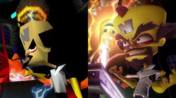 Crash Bandicoot remastered intro vs original