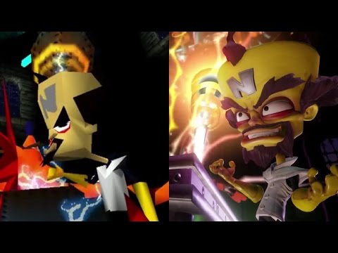Crash Bandicoot remastered intro vs original