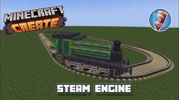 || Steam engine in create mod minecraft || Tutorial video ||