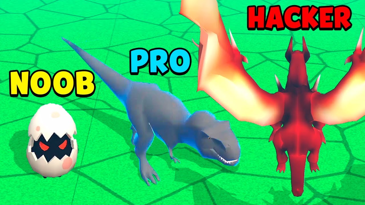 NOOB vs PRO vs HACKER in Dino Evolution Run 3D 