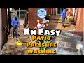 An Easy Patio Pressure Washing | satisfying video | Power washing