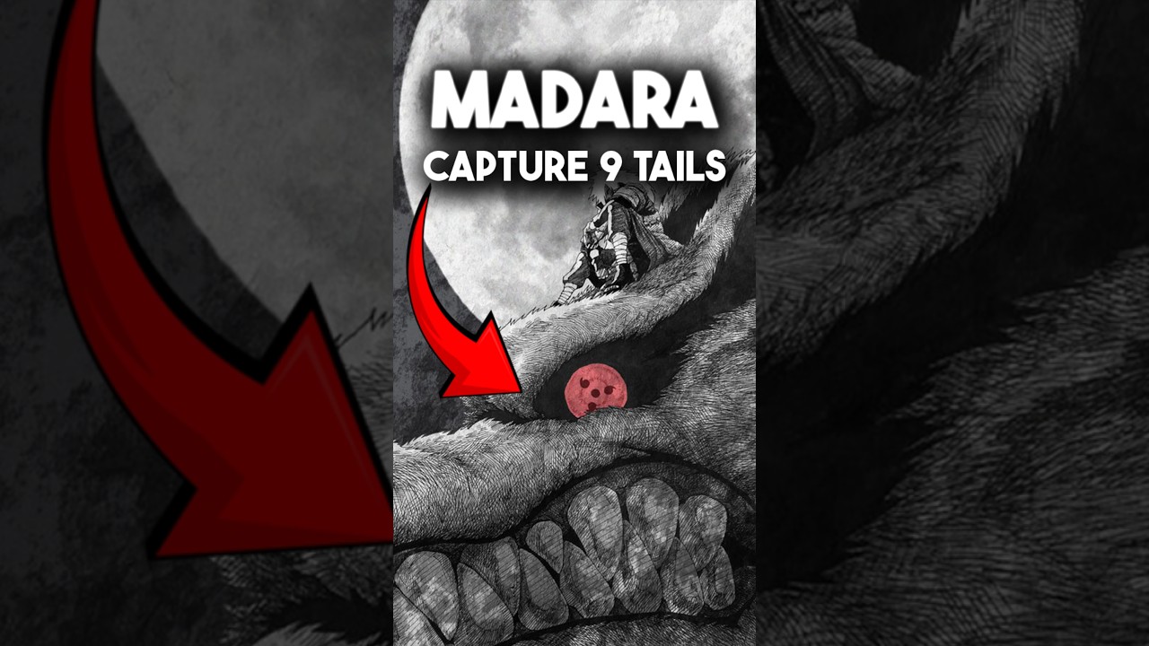 ⁣how Madara capture Nine-Tail ? Fox in #hindi #naruto #anime#madara