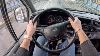 1994 Ford Transit [2.5 TD 85HP] |0-100| POV Test Drive #1954 Joe Black