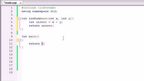 Buckys C++ Programming Tutorials   11   Functions That Use Multiple Parameters
