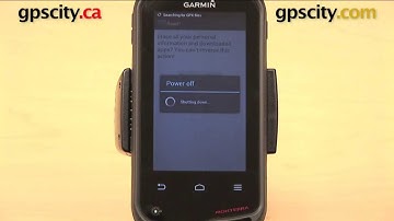 Garmin Monterra: How to Reset with GPS City