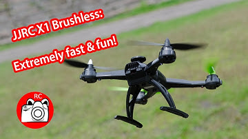 JJRC X1 RTF Brushless Drone - Extreme Test Flight!