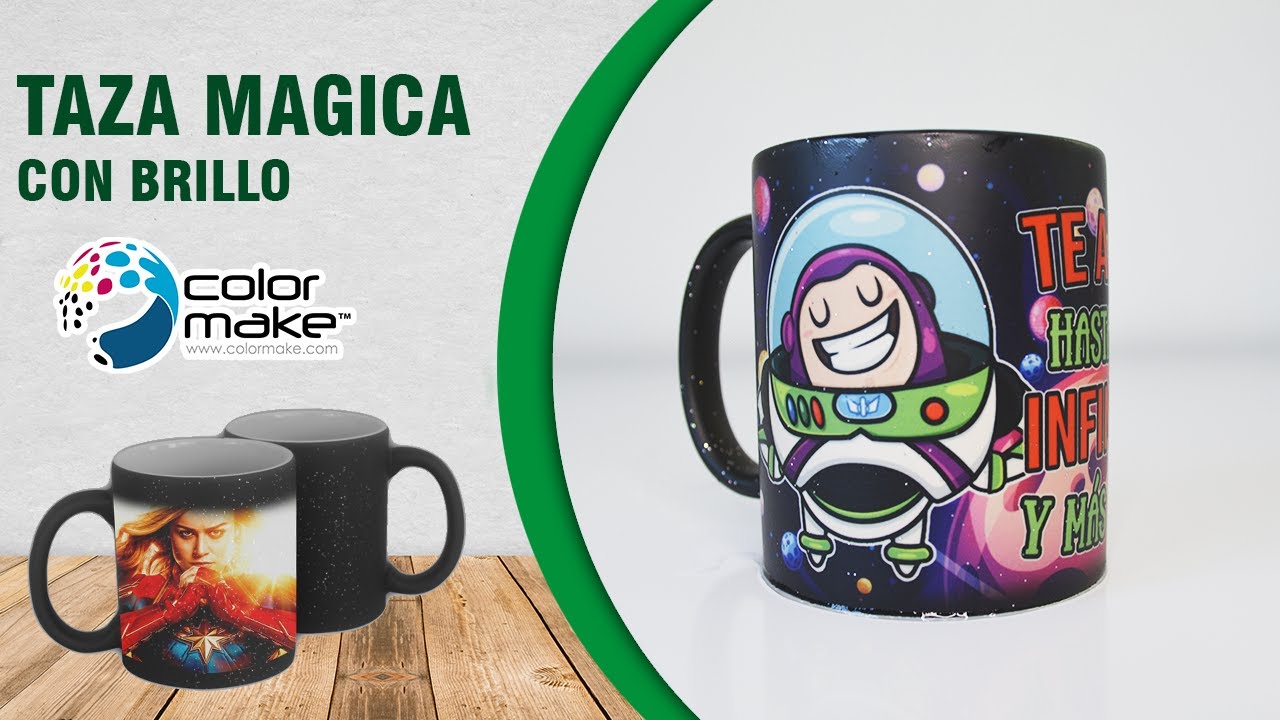 SUBLIMACIÓN DE TAZA MÁGICA CON BRILLO I COLOR MAKE 