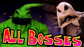 The Nightmare Before Christmas: Oogie's Revenge All Bosses | Boss Fights  (PS2, XBOX)