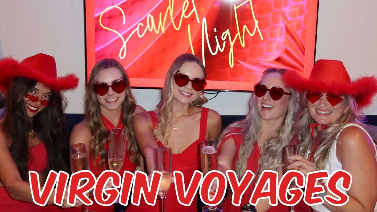 THE BEST DAY OF THE CRUISE | Scarlet Night on a Transatlantic Virgin Voyages Cruise