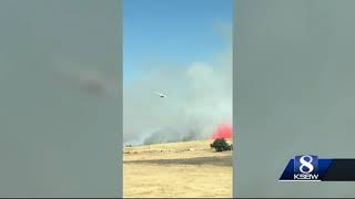 Fire crews battle two Central Coast brush fires
