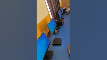 computer lab setup new led acer brand ips #windowss