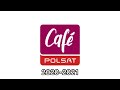 Polsat caf historical logos