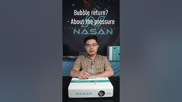 Why always bubble return after removing? - About Pressure